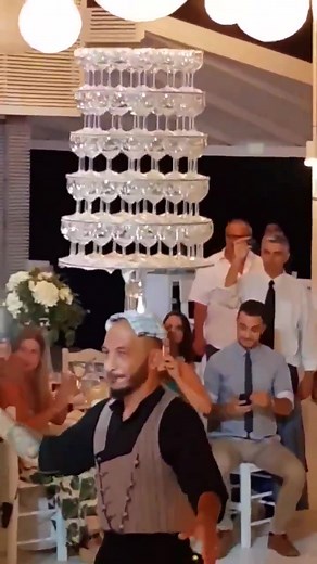 🇬🇷♥️🇨🇾 Amazing! Wait for it! A Greek Cypriot wedding with a glass balancing dance with 100 glasses on top of the head! Video Credit: Spyros Michael #cyprus #cypriot #greekcypriot #cypriotwithatwist #kumpoc #greek #greece #greekdance #greekdancer #opa #greekdancing #cyprustiktok