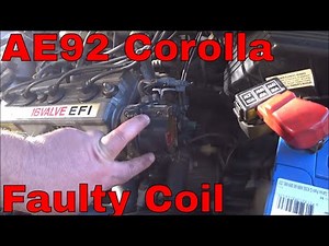 AE92 Toyota Corolla - No spark - Faulty Coil Diagnosis and replace