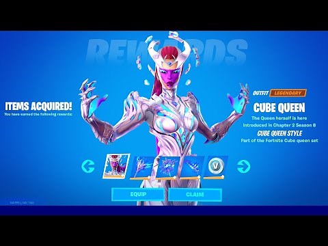 How to Unlock Cube Queen Skin in Fortnite (All Cube Queen Challenges Reward)