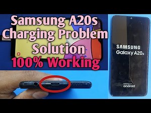 Samsung a20s charging problem/samsung a20s charging port replacement/charging error/slow