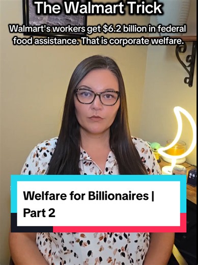 Welfare for Billionaires | Part 2 of 5 | Walmart's low-wage workforce costs American taxpayers an estimated $6 to $7 billion annually in federal assistance. The largest beneficiary of food stamps is not the recipient. It is the corporate employer whose poverty wages made the recipient eligible. The policy lever to reduce SNAP spending is a subsistence wage. The fact that the conversation never goes there tells you whose interests the existing conversation protects. #WelfareForBillionaires #Acade