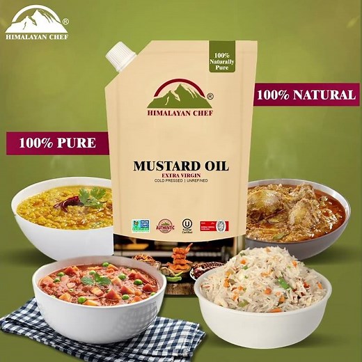 Experience Pure, Unfiltered Mustard Oil - 100% Natural
