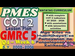 PMES COT 2 in GMRC 5 Quarter 4 | SY 2025-2026 with Complete Indicators