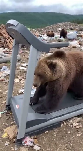 This Bear Couldn’t Stop Running 😭