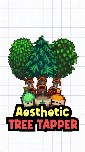 Aesthetic Tree Tapper Stardew Valley #stardewvalley #shorts #asmr