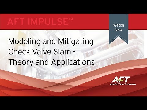 Modeling and Mitigating Check Valve Slam Theory and Applications