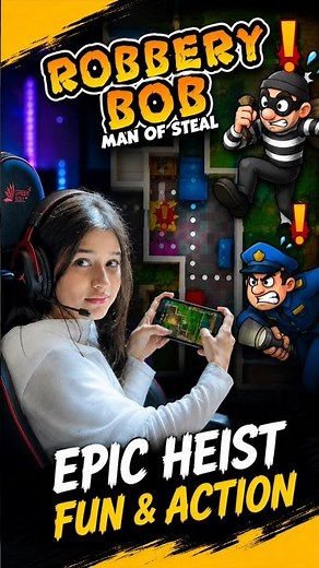 Robbery Bob Gameplay Part 7 | First Time Playing Robbery Bob Game 😱