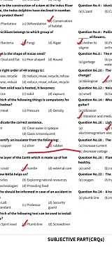 Class 5 Science Final Term Paper Science 2026 V1 English Medium| Grade 5 Science paper PECTAA Exam