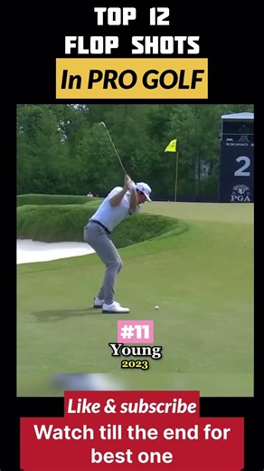 Top 12 Best Flop Shots In Pro Golf | Part 1