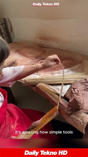 This Is HOW They Make Incense Sticks by Hand 😮 So Smooth #ArtisanCraft