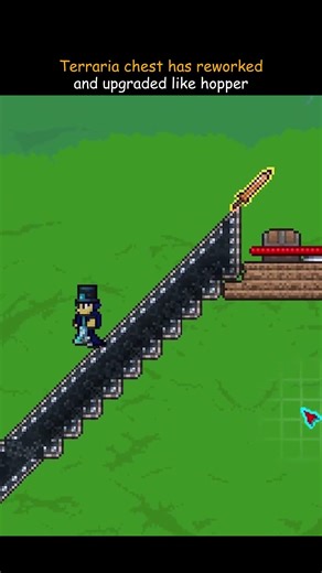 This terraria chest Hopper Mechanic is broken
