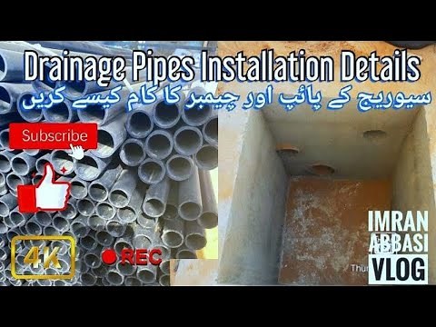 How to Install UPVC Drainage pipes,UPVC Fittings,Gully traps,inspection chambers,clean out MEP hacks