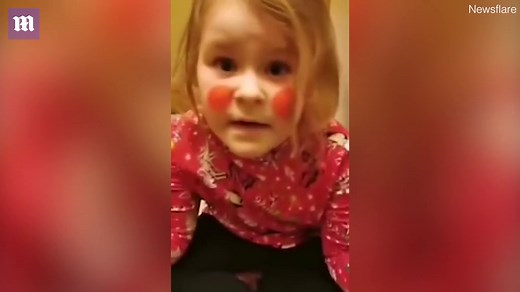 Six-year-old girl pleads to mother and demands to go to the pub