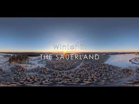 Winter in the Sauerland | a 1-hour aerial 4K film, captured in 8K VR360