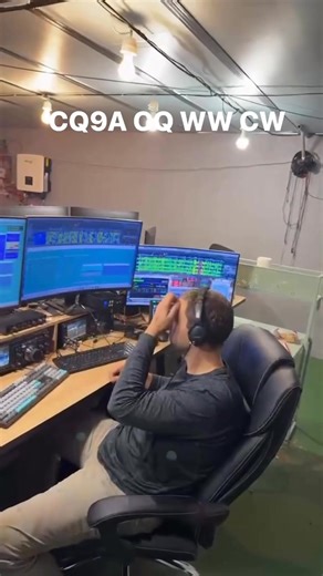 Chris KL9A is deep into his 48-hour marathon in CQ WW CW, on pace to exceed the existing world record by a wide margin and finish just behind his friend and rival Dan N6MJ at neighboring EF8R in the Canary Islands. #cqwwcw Icom America Inc | DX Engineering | Q5 Worldwide Ham Radio | Kevin Thomas