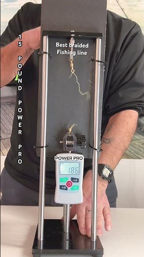 Power Pro 15lb Braided Line Breaks at What Weight?