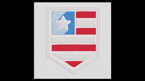Patriotic Shield Flag Embroidery Design: USA Badge Machine Pattern (instant Download - Etsy