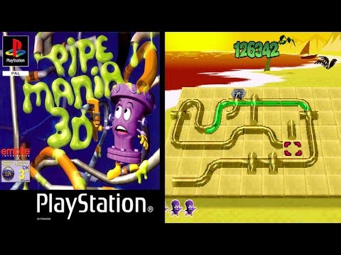 Pipe Mania 3D ... (PS1) Gameplay Peek