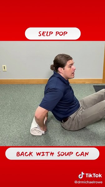 How to POP Your Full Back With a Soup Can #backpain #backpainrelief #chiropractic #chiropractor