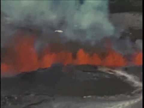 Mauna Loa Volcano Hawaii -- 1930's Eruption