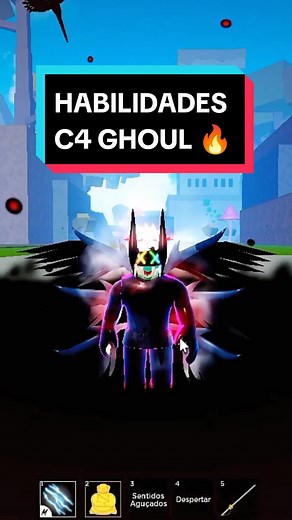 Habilidades da Raça Ghoul V4 em Blox Fruits