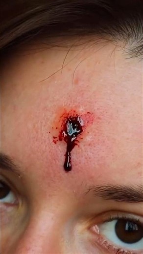 How to create a realistic bullet wound? SFX Makeup Tutorial 🎬 #SFXMakeup #SpecialEffects #Makeup