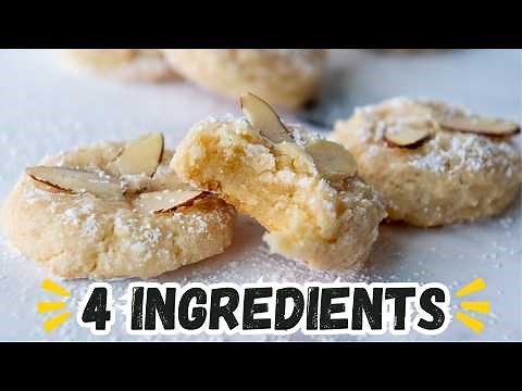 Best Italian Almond Cookies Recipe | Soft, Chewy & Flourless