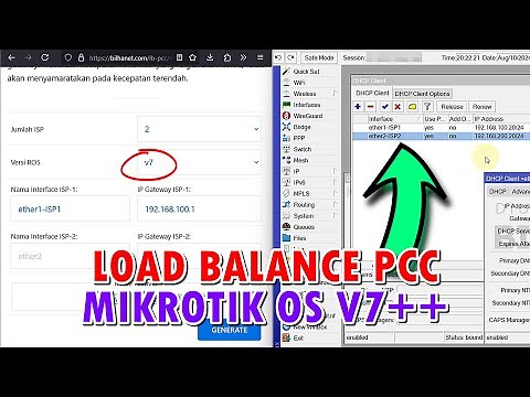 Recursive Load Balance (LB PCC) MikroTik ROS V7 Full Script