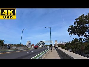 4K Walk in Massachusetts - Boston University Bridge