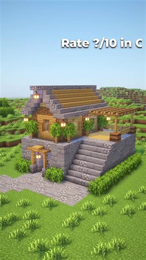 Minecraft Easy Survival Starter House #minecraft #build #idea #base #starter
