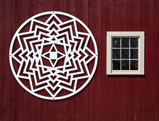 PA Dutch Hex Sign, Metal Amish Folk Art, Barn Star-barn Sign Decoration, Amish Barn Wall Art, Pennsylvania Dutch Decor, Amish Barn Art - Etsy
