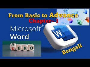 Microsoft Word Tutorial | Full Course Basic to Advanced | Open, Create, Save, Word Interface Vol- 1