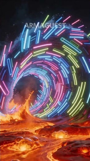 1,000,000 NEON LIGHTS VS LAVA! 😱🌈🔥 (IMPOSSIBLE) (Part 10)