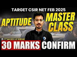 CSIR NET General Aptitude PYQ (Previous Year Question) 2025 | Most Important Question Practice