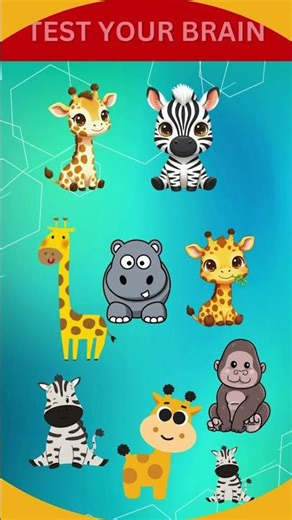 Test Your Brain? 👀 I Memory Test Game I Brain Test I Let's Test Your Memory #shorts #braintest