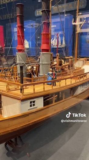 Submerge yourself in maritime history, learn about waterways and the significance of The Great Lakes, and even tour a real WWII submarine at the Wisconsin Maritime Museum! 🛟⚓️ @wimaritime #visitmanitowoc #manitowoc #wisconsin #wisconsinmaritimemuseum #travelwisconsin #edmundfitzgerald