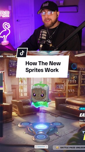 How Sprites work in the new Fortnite Update! #fortnite #fortniteupdate #fortniteclips