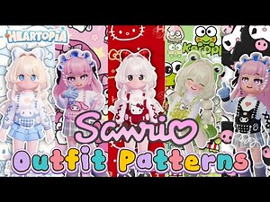 HEARTOPIA | HOW TO CUSTOMIZE CLOTHES FT. SANRIO OUTFIT PATTERNS