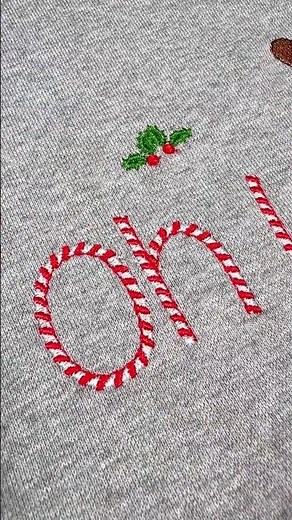 Candy Cane Christmas Font #embroidery #machineembroidery #christmas #candycane #font