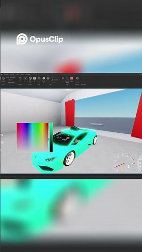 Quick Car Customization in Roblox Studio | Part 1 #shorts