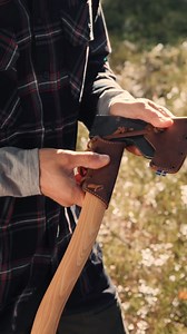 PRODUCT LAUNCH! Protect your Hultafors Premium axe with our Overstrike Guard. Made of vegetable tanned full grain leather for the best possible durability, and the natural treatment means that it will age beautifully when worn. Because every axe deserves a guardian. #hultafors #hultaforsoutdoor #bushcraft #hultaforsaxe #notwithoutmyhultafors | Hultafors