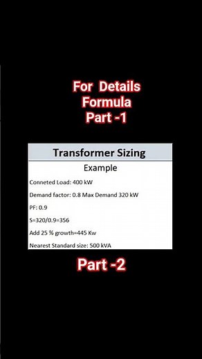 Example of Transformer size calculation part -2