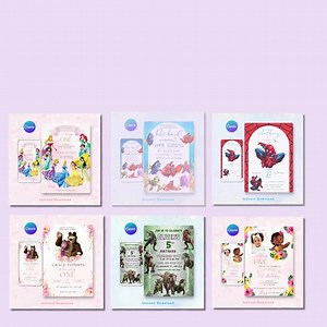 Minnie Mouse Birthday Invitation, Minnie Mouse Birthday Invite Template Printable, Minnie Mouse Digital Invitation Editable in Canva - Etsy Canada