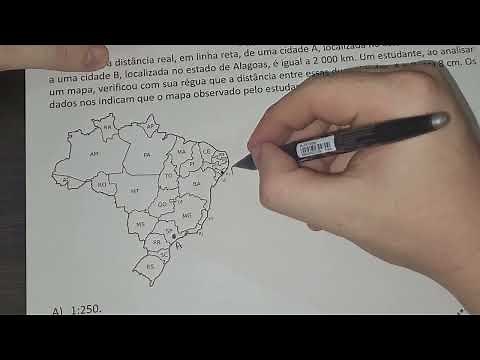 CÁLCULO DE ESCALA COM MAPA - EXERCÍCIOS DE ESCALA