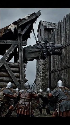 Medieval Viking Battering Ram (Siege Weapon)