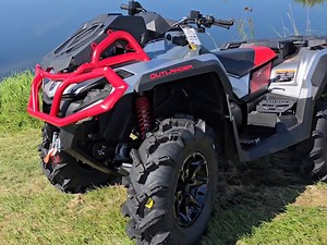 In this video, David.... umm.. wait... "Blake" from Moon Pow... I mean Motorsports... shows us the ULTIMATE deep MUD machine from Can-Am. This 24' Outlander 1000R XMR is a TANK of an ATV and comes equipped with oversized premium MUD tires, a radiator relocation kit, and a WHOPPING 976cc engine making 91 horsepower and a MONSTROUS amount of torque. Come and see this rig IN ACTION at Moon Motorsports! Message us for details. #MoonMotorsports #CanAmDealer #MoonOffRoad #MoonRideReady #MoonPowerhouse