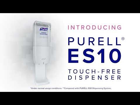 PURELL® ES10 Touch-Free Dispenser: Less Maintenance, Less Waste, More Ways to Impress