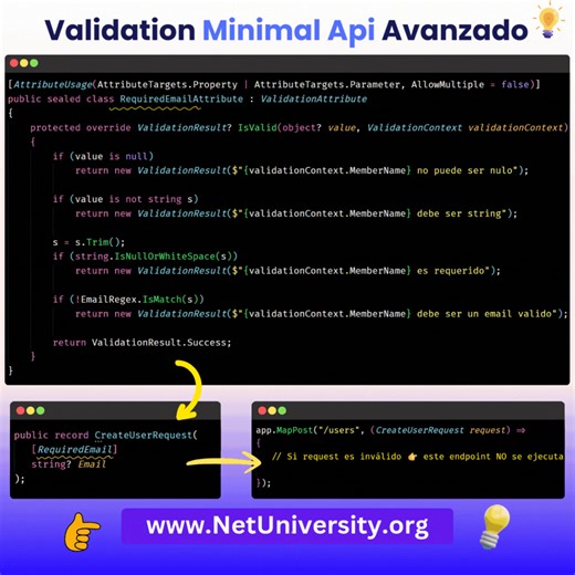  .NET 10 + Minimal APIs: Validación Nativa Avanzada Custom Data...
