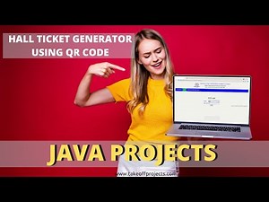 Hall ticket generator using QR code | Java Mini Projects | CSE Minor Projects