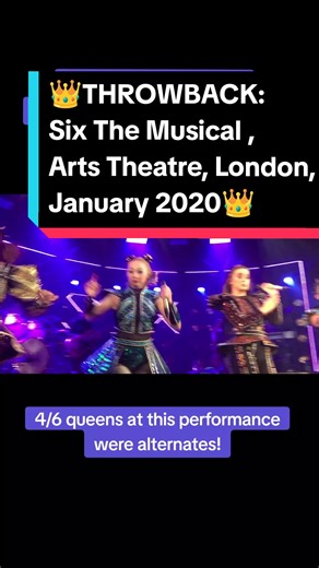 Reliving Six The Musical 2020 Performance at Arts Theatre London